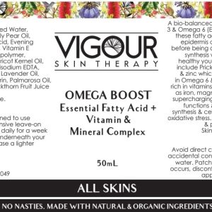 OMEGA BOOST - VITAMIN & MINERAL COMPLEX 150ML